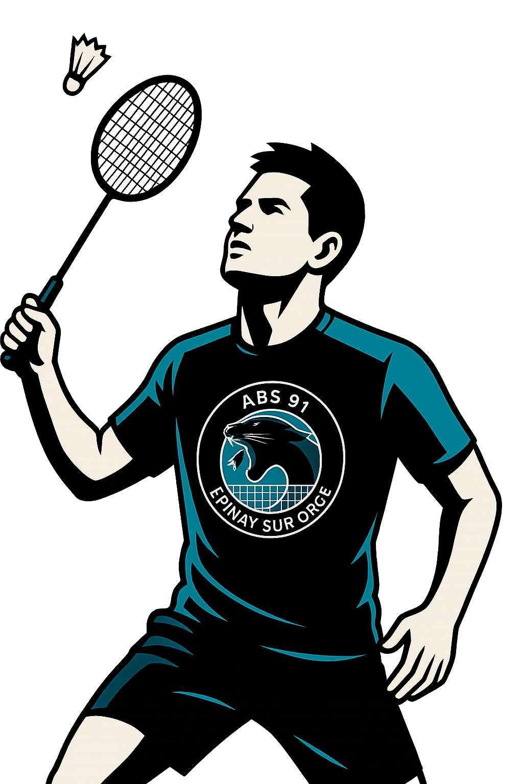 Joueurs de badminton